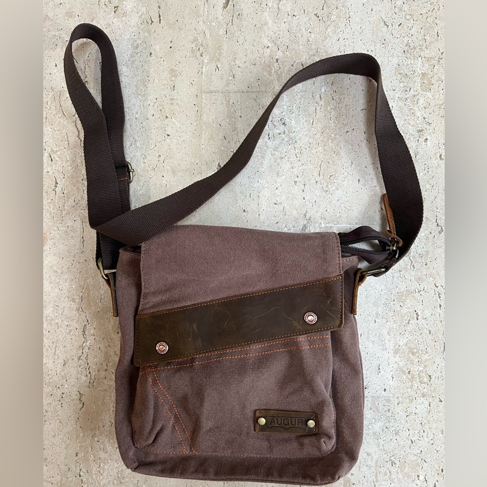 AUGUR Messenger Bag Canvas Shoulder Bag Crossbody Bag Shortrip Travel Bag